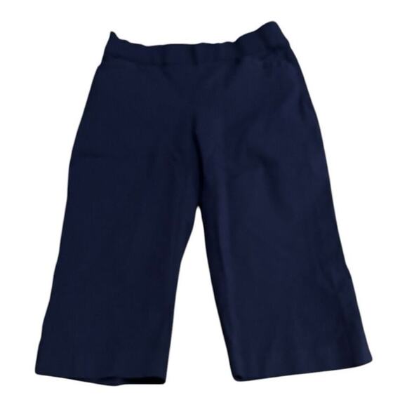 Karen Scott Navy Blue Cropped Pants Size S - Picture 2 of 4